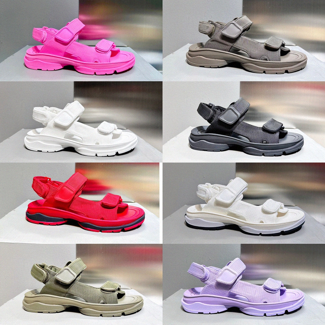 With box Slippers tourist Casual pool Summer luxury designer sandals shoes Mule loafer sandale Women beach Men Slipper travel tourists sliders 35-46