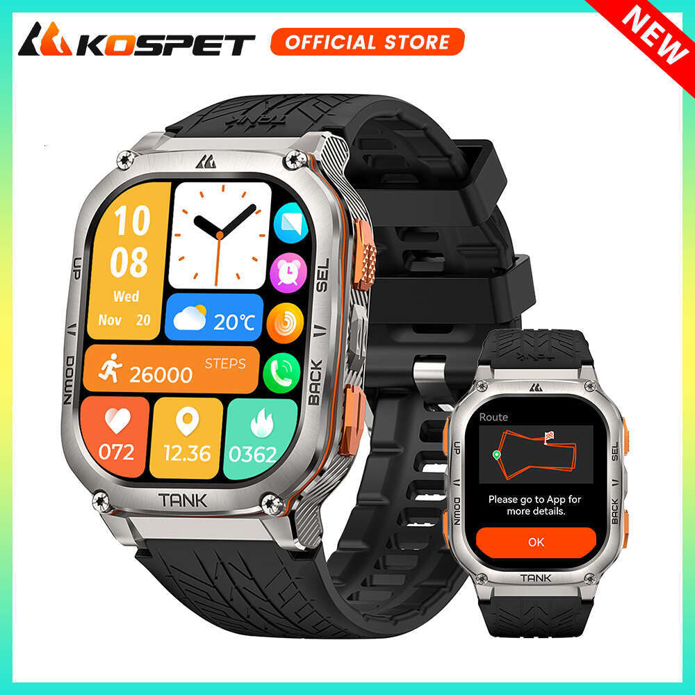 Original M3 Ultra GPS Smart Watches For Men Smartwatch 480mAh Waterproof Digital Fiess AMOLED AOD Bluetooth Watch
