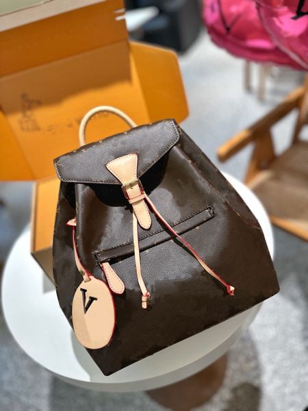 10A Luxurys Designer Backpack Men Women Montsouris Backpacks Genuine Leather School Bag Backpack Style Purse Wallets Lady Travel bag Sport O