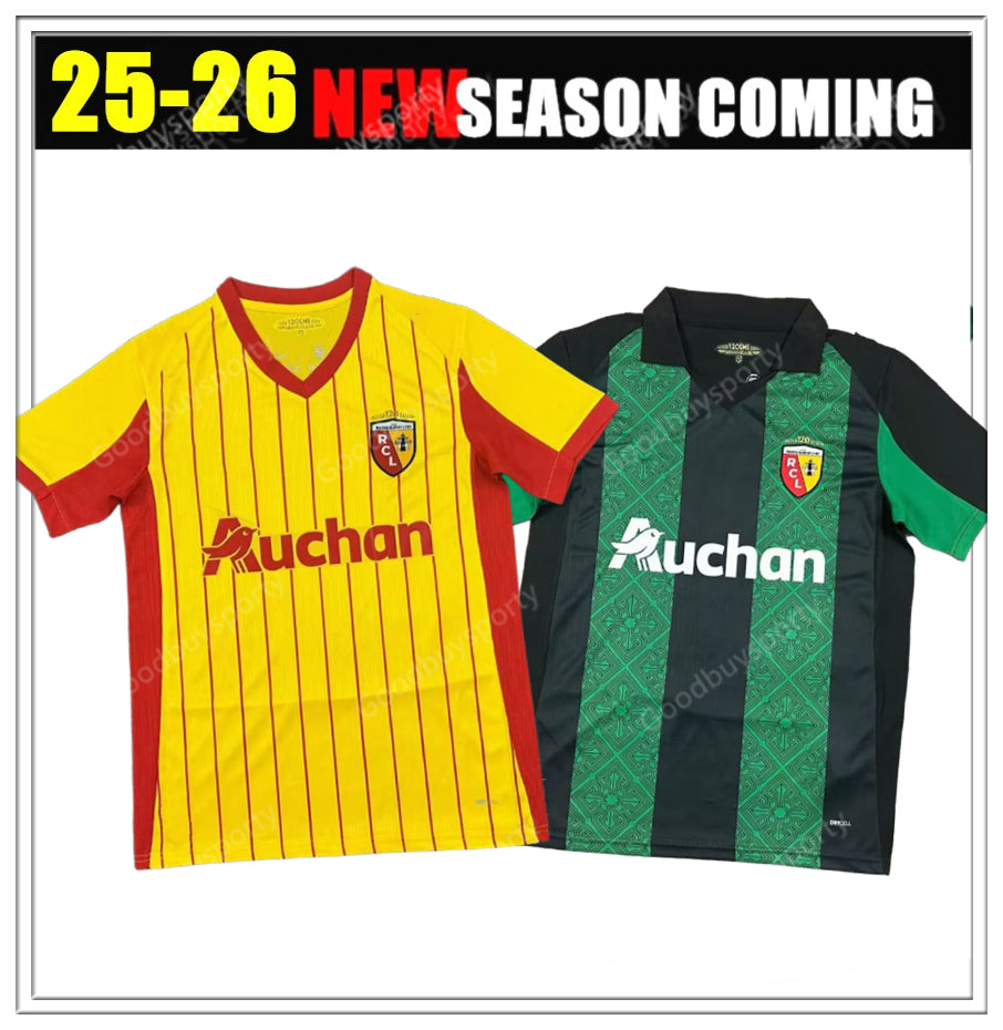 2526 maillot RCLens soccer jerseys Sainte Barbe GANAGO GRADIT FORTES CAHUZAC PEREZ 2024 MAURICIO KAKUTA Equipment jersey Football Shirts calcio