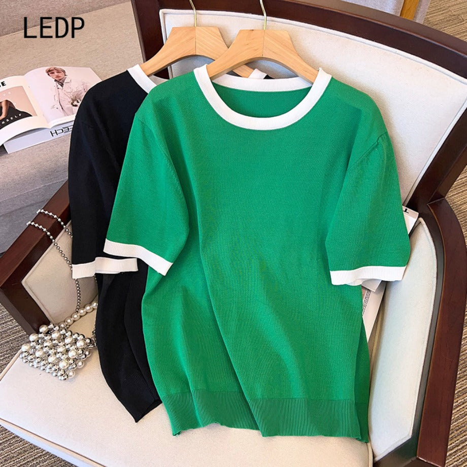 232029 Diving sports large size women&#039;s T-shirt quick-drying chlorine-resistant fabric swimming pool beach wear cover flesh sunscreen surfing s