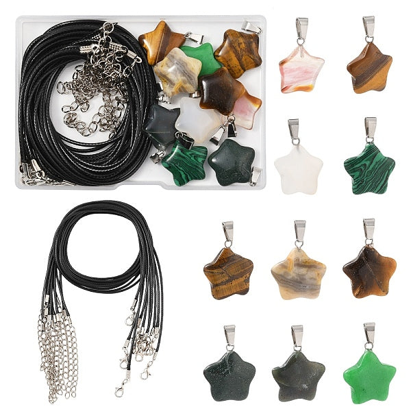 Kit de fabricación de joyas con collares de diy