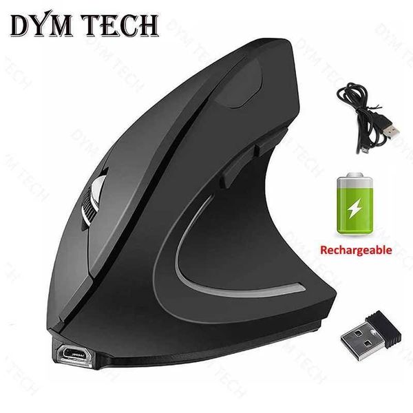 Mice Vertical ergonomic gaming mouse wireless charging gaming mouse Mause kit optical 2.4G mouse PC laptop desktop USB mouse CL241230