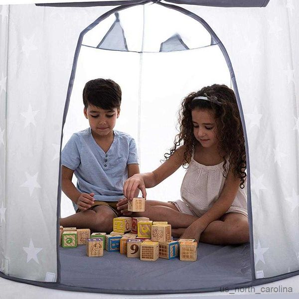Toy Tents Foldable Portable Castle Tulle Children Kids Game Play Tent Creative Develop Outdoor Indoor Castle Playhouse toys R230830