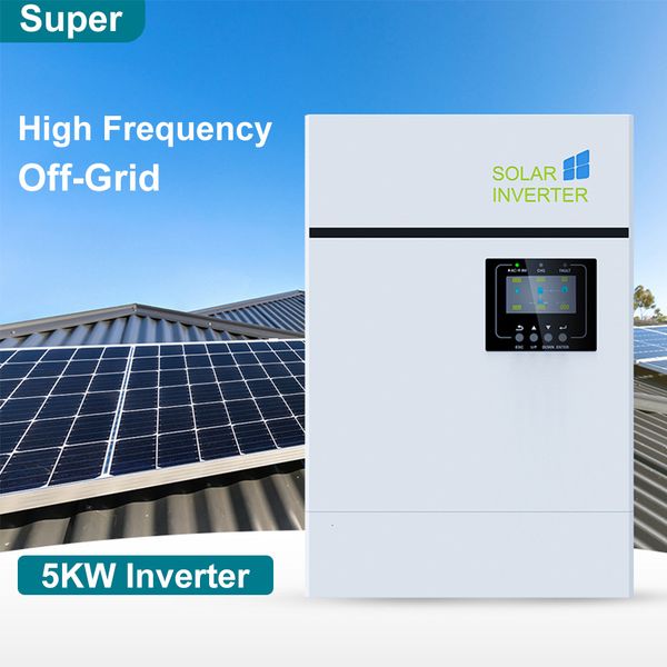 48V 6Kw 5Kw 3.5Kw Inverter High Frequency CAN RS485 Communication Max 6 Parallel Built-In MPPT WIFI-GPRS Monitor For 48V Battery