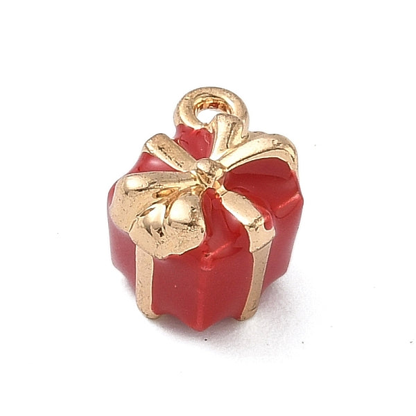 Navidad charms esmalte de la aleación