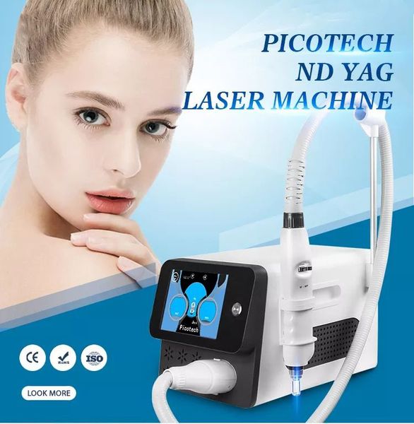 beauty salon equipment tattoo removal machine q switched 532nm-1064nm-1320nm probes Birthmark Black Doll treatment