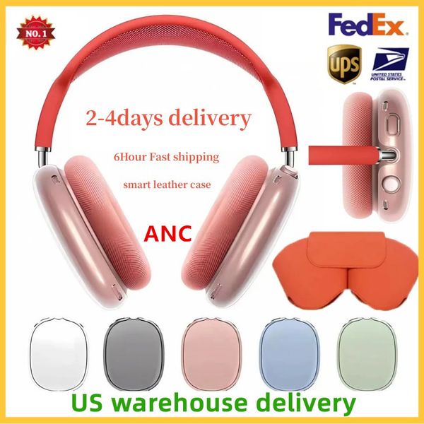 For Top quality ANC Wireless Headphone Bluetooth Earphones Accessories Max Pro Headset TPU Case Silicone shell airpod max Sponge pads