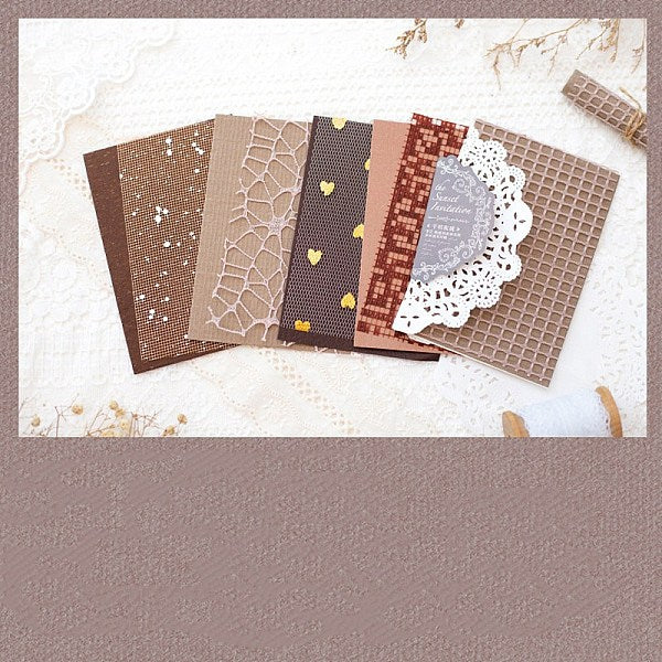 10 fogli di carta per scrapbooking e biglietti d'invito
