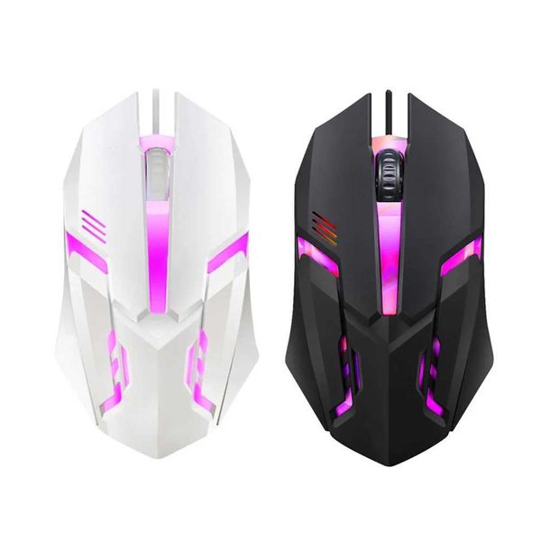 Mice Wired Mouse Colorful LED Gaming Mouse E-Sports USB 5000 DPI Wired Mice Optical Wired Gamer Mouse For Desktop Laptop PC Computer H241122