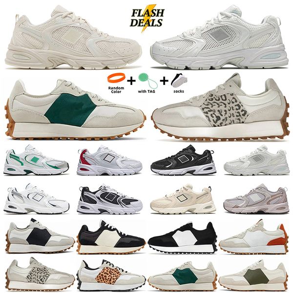 Designer shoes sneakers for mens womens Shoes Beige Angora Sea Salt vintage beige brown suede leopard print black white orange trainers snea