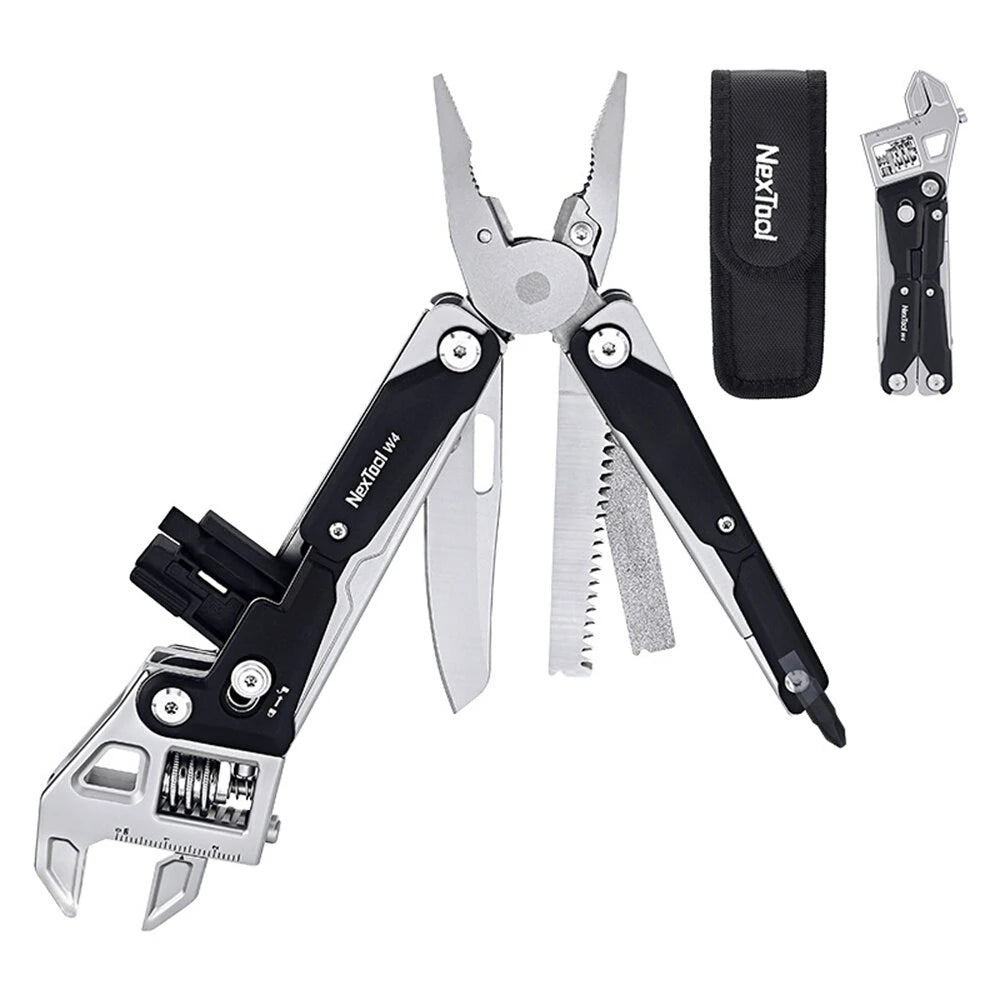 NexTool W4 Multitool Wrench 11-In-1 Adjustable Wrench Pliers Hand Tools Screwdriver Wooding Saw Wood Working Tools