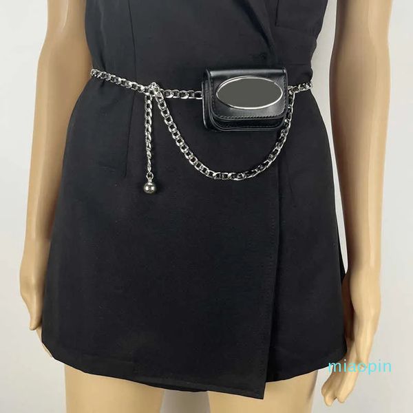 Designer -Chain Waist Bag mini Women belt bags Versatile Small Bumbag Shoulder Fashion Adjustable Outwear Suit Skirt Chest Bum