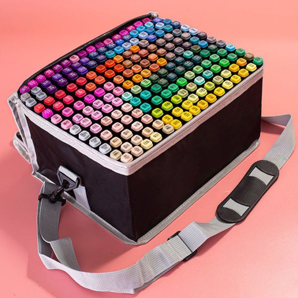 Markers 168 Colores Marker Pen Sketching Double Head Art Paint Manga Brush Drawing Set School Supplies 04379 230804