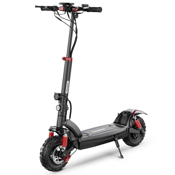 EU warehouse iScooter iX6 Electric Scooter 11&#039;&#039; Pneumatic Off-road Tires 1000W Rear Motor 45km-h Max Speed 48V 17.5Ah Battery 40-4
