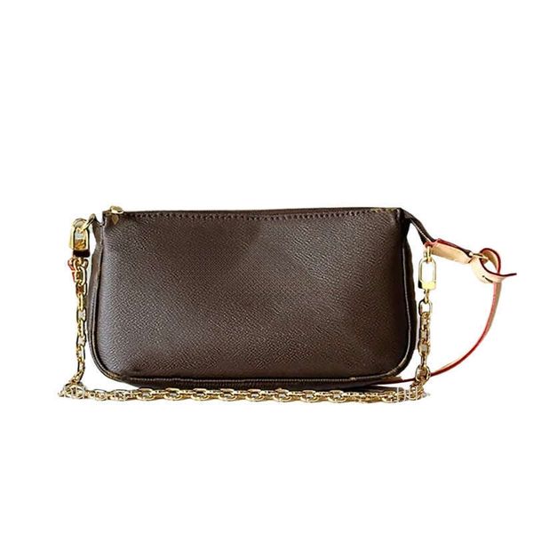 Shoulder Bags 2024 New Designer Womens purse Crossbody shoulder Bag Leather Mahjong Tote Ultra Light Mini Underarm bag Metal Link accessorie