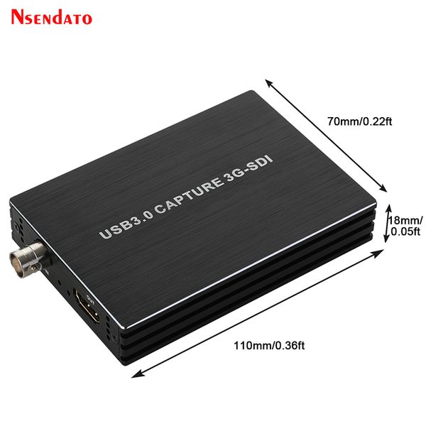 USB3.0 SDI HD 1080 60fps Game video capture Recorder Card Grabber device for live streaming Broadcast for OBS Camera TV Box PC