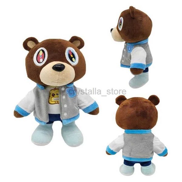 TV Movies toy Kawaii Dropout Teddy Bear Plush Toys Kanye West Graduation Soft Stuffed Home Room Decor Dolls for Kid Birthday Gift 240407