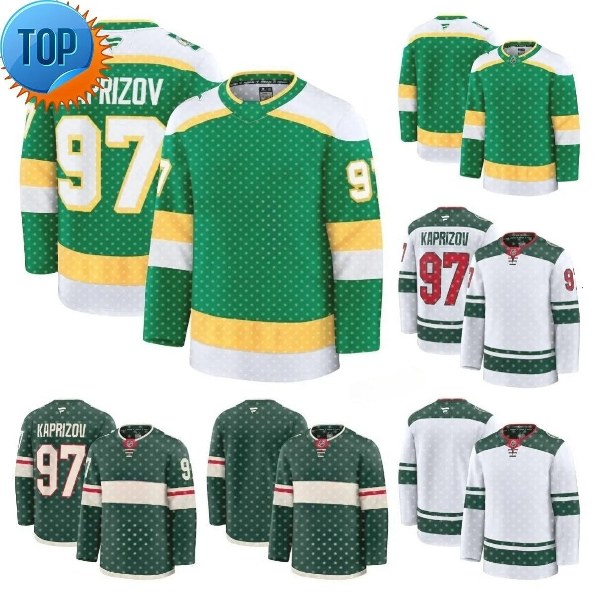 Wild Hockey Jersey Kirill Kaprizov Matt Boldy Marco Rossi Mats Zuccarello Brock Faber Frederick Gaudreau Jake Middleton Joel Eriksson Ek Jared Spurg