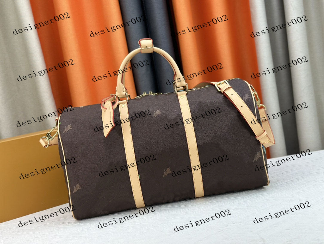 Designer Shoulder Bags Keepall 25 Fashion Tote Bag Luxury Crossbody bag Women Handbag Eclipse Reverse Leather Men Cross body Wallet M24849