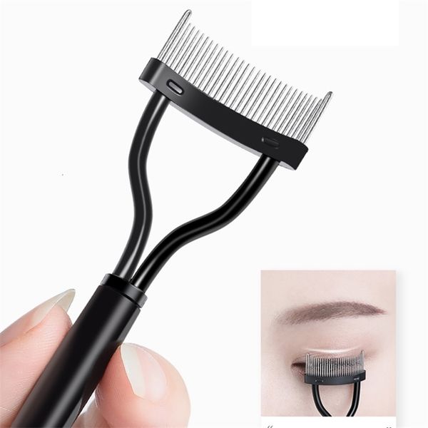1PC Metal Eyelash Curler Lash Separator Foldable Eyelash Brush Comb Mascara Curl Beauty Makeup Lash Separator Cosmetic Tool 240625