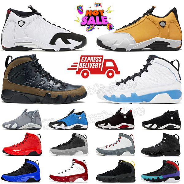 hot black toe 14s mens basketball shoes designer olive trainers 14 flint grey ginger gym red power blue university blue gold bred mens outdo