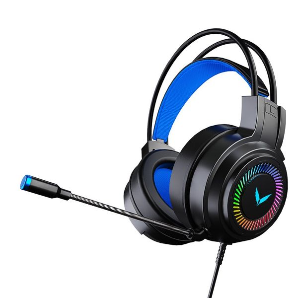 G58 Gaming Headset 7.1 Channel Sound Audio Wired Headphone 7 Colors LED Lights Computer Headset with Microphone