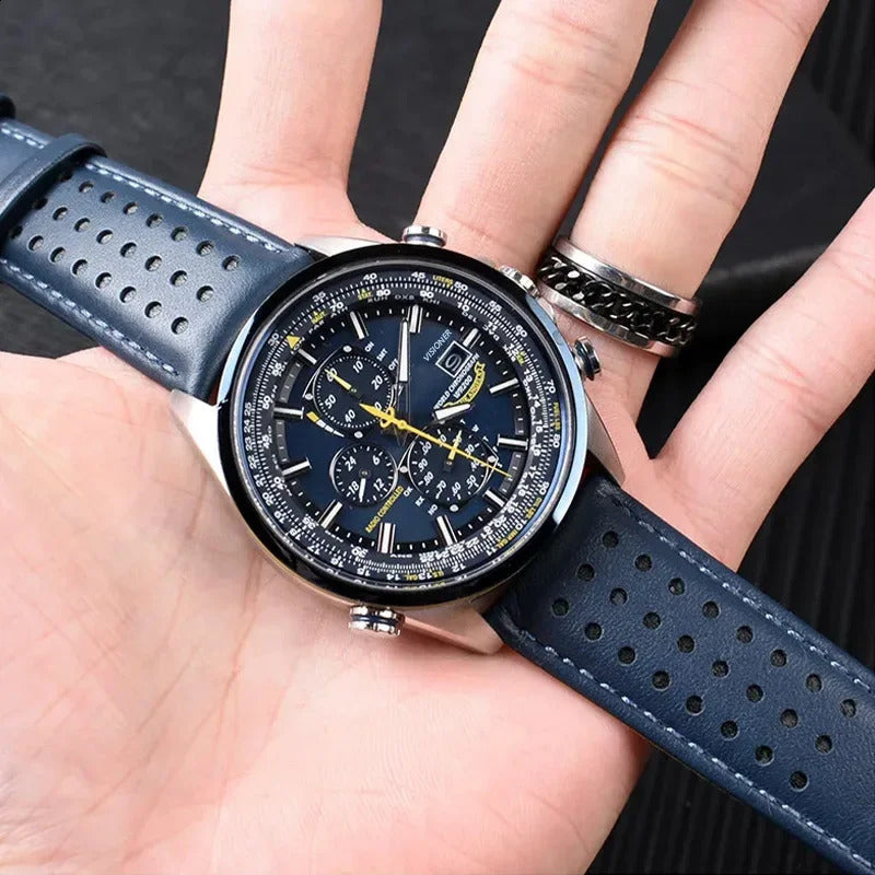 2025 Genuine Men Trend Quartz Clock Mens Calendar Waterproof Classic Watch Fancy Stainless Steel Automatic 250916