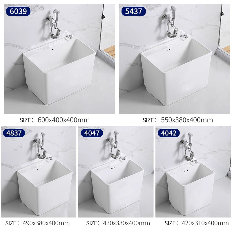 Elegant Home Care Tool: Presidential Quality Ceramic Floor Moping Bin & Tray