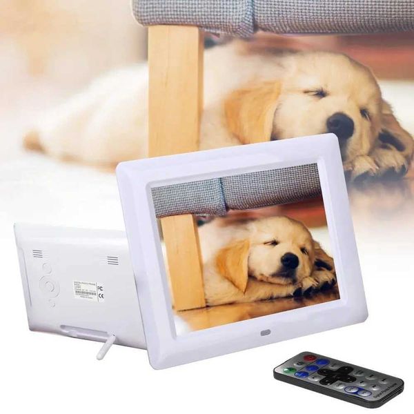 8 HD TFT-LCD Digital Photo Frame Clock Photo MP3 MP4 Movie PlayerDigital picture frame with Remote Desktop For Christmas Gift M250120