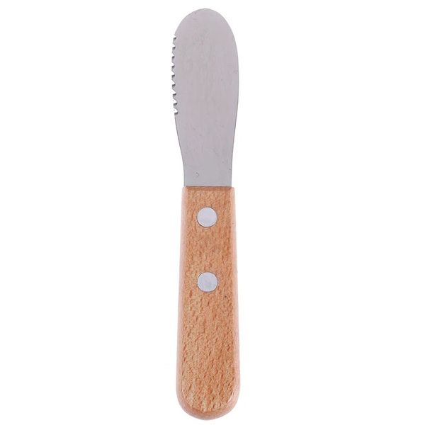 2024 Sand Spreader Butter Cheese Slicer Knife Stainless Steel Spatula Kitchen Tool with Wooden Handle Sure, here are 3 related long-tail