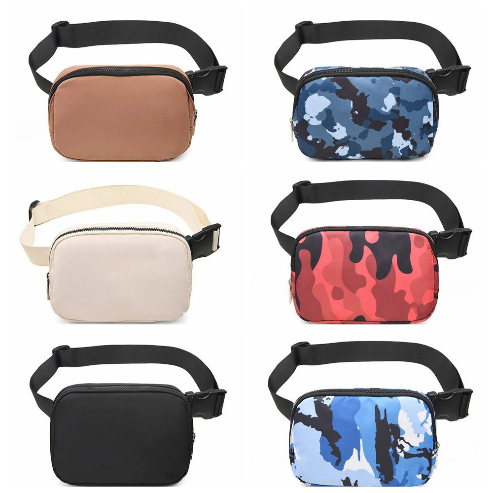 Luxury lfanny pack everywhere belt Sports Bag designer bags chest yoga bag bum bag nylon Womens mens outdoor Fleece Shoulder Crossbody purse Waist B