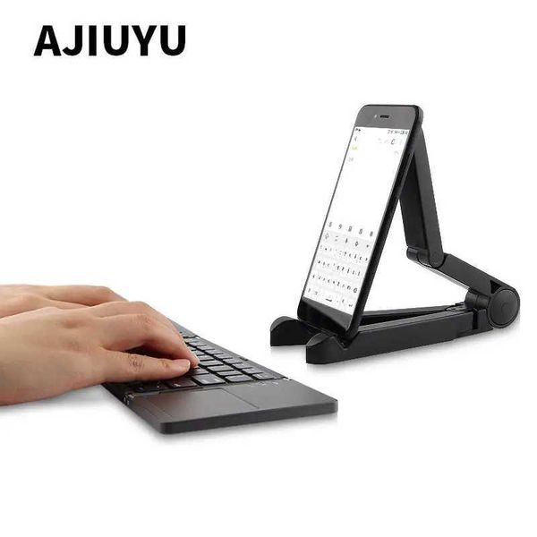 Keyboards Three folded Wireless Bluetooth Keyboard with Touchpad For Mi 9 Redmi 9 K20 Pro Note 9S 9 Pro Max 7 7a 6 8 Pro Phone Case z241127