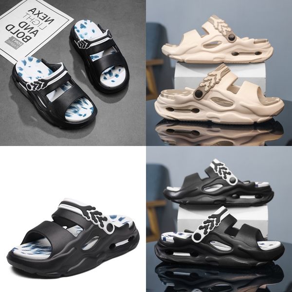 Designer Sandals Leather Rubber Flat Heels Womens Slippers Luxury Ladies Summer Shoes Slides sliders Mens Sandles flip flops