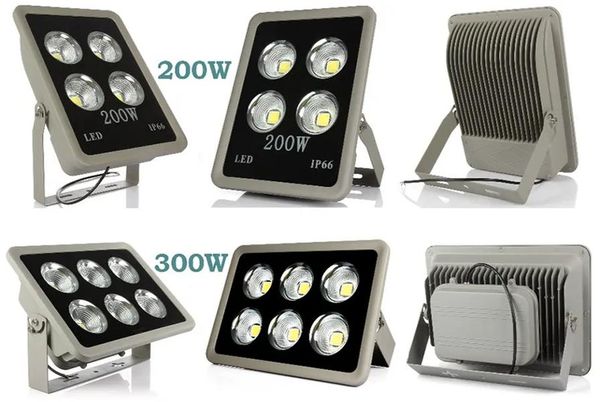 LED Floodlight AC 85-265V COB 200W 300W 400W 500W Reflector Flood Lighting Spotlight Waterproof Outdoor Gargen Lamp 098 LL