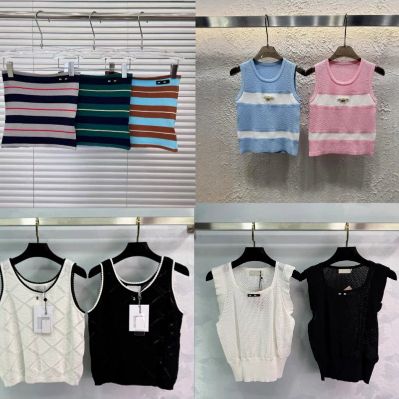 Women&#039;s Tanks & Camis Designer Multiple styles Vintage Revival Classic Tank Top in Black and White