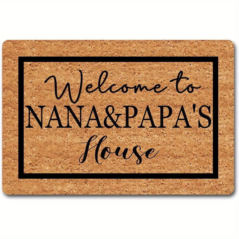 TEMU 1 Doormat, Welcome Doormat, Vintage Floor Mat, Rectangular Doormat, Indoor Doormat, Indoor Decorative Floor Mat, Rubber Backing, High-definition