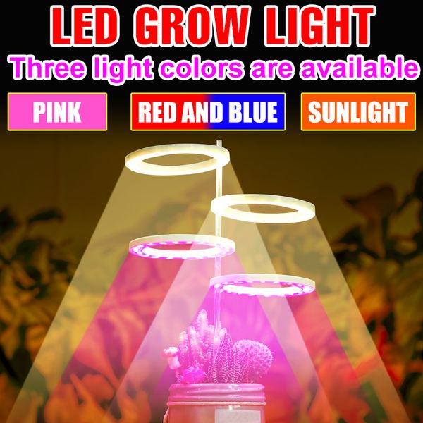 5V Ring Grow Light LED Phytolamps Full Spectrum Plant Lamp Vegs Growth Bulb Hydroponic Lighting Seeds Flower Planting Grow Box