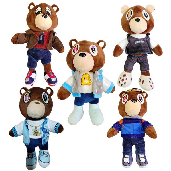 New Kanye Teddy Bear Plush Toys Dolls Stuffed Anime Birthday Gifts Home Bedroom Decoration