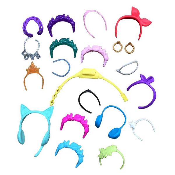 Original 1-6 Doll Headbands Headphone Decors Cute Wrist Rings Colorful Doll Decors DIY Doll Acccessories Y240731