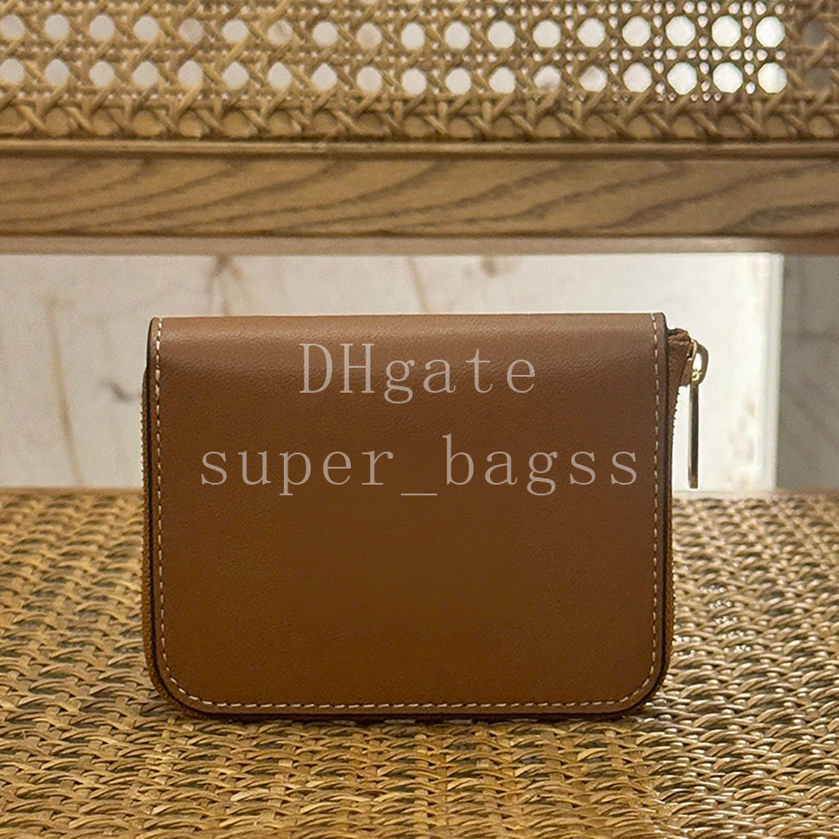 Luxury designer bag Mirror quality wallet Mini coin purse 11CM handbag genuine leather card holder with box 25C10K533A