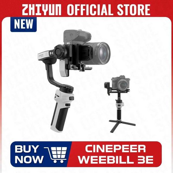Stabilizers ZHIYUN Official CINEPEER WEEBILL 3E Camera Stabilizer Handheld Gimbal 3-Axis Cameras Gimbals for DSLR Mirrorless Cameras z241122