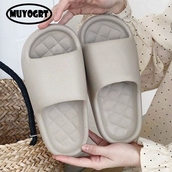 Beach Summer Men Women Platform Slipper Eva Slides Slippers Home Flip ps Korean Fashion Soft Sole Cloud Sandals 208f s