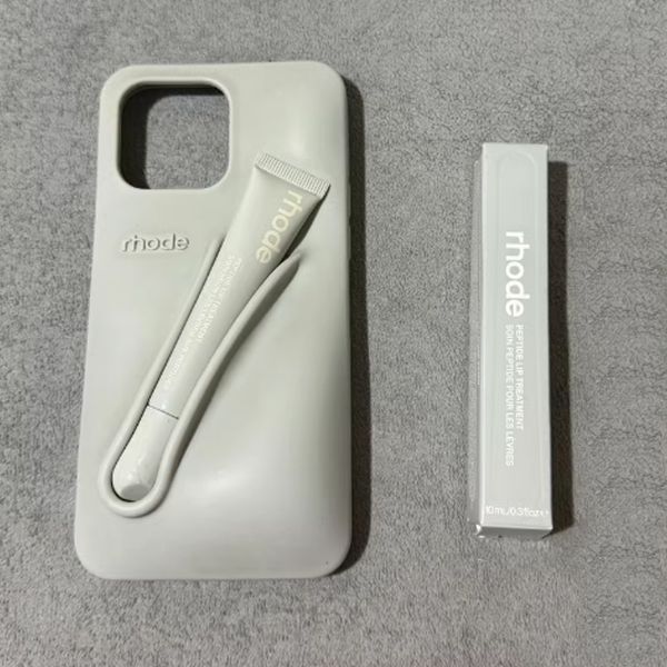 16 15 IPhone 14 13 12 11promax Pro Lipstick Silicone Cover | Unique Lipstick 3D Design | Soft and Portable Lipstick Phone Cover with Box