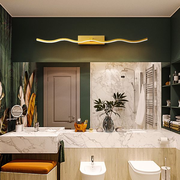 Minimalist Led Wall Light Home Decor Mirror Bathroom Wall Lamp 120 100 80 60cm Wall Sconce Light Bathroom Front Lamp Luminaires