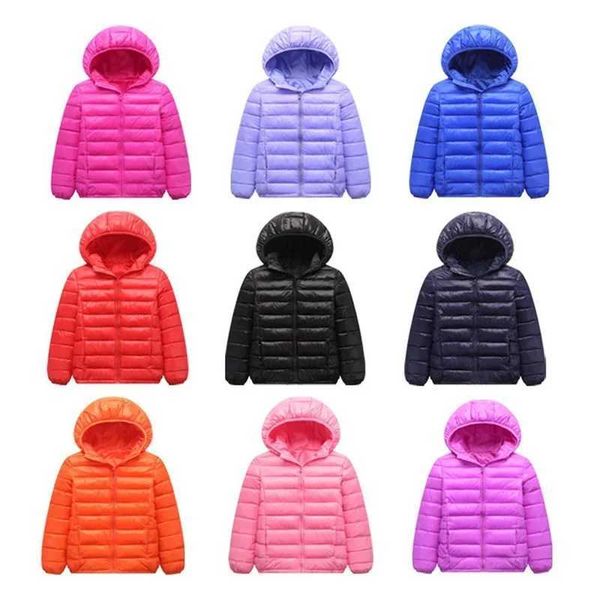 Vest New Fashion Children Jacket Outerwear Boys and Girl Autumn Clothes Warm Down Hooded Coat Teenage Parka s Winter Clothing S2412122