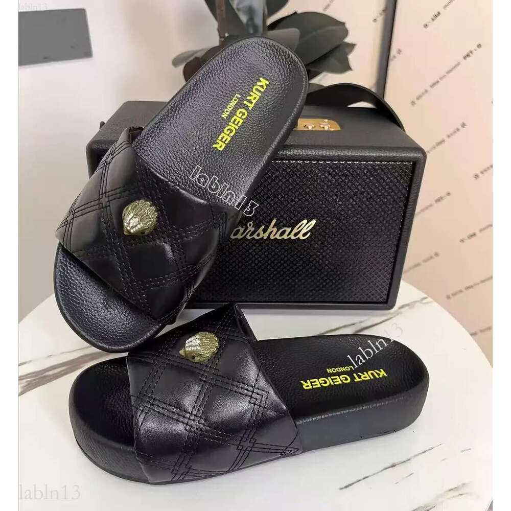 kurt gegiers sandals Womens London Designer Kensington Sandals Arch Support Eaglehead Flip Flops Slippers Full Grain Textured Rubber Flats Beach Sho