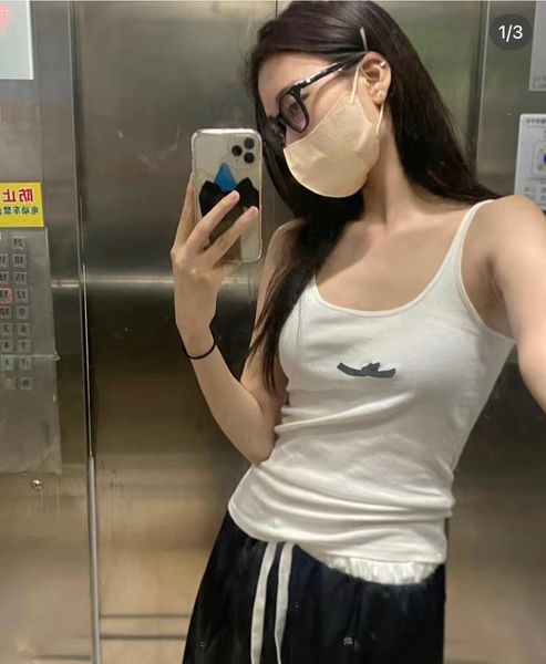 Tank Top Luxury Woman High Quality Designer Sleeveless short slim vest loose outdoor casual breathable knit pullover Shorts T Shirts Yoga Su