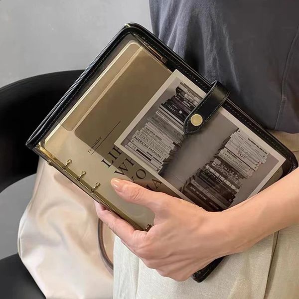A5 A6 Trandpart Binding Journal Software Cover Notebook Diary Agenda Planner Advanced Business Office Workstation 240910