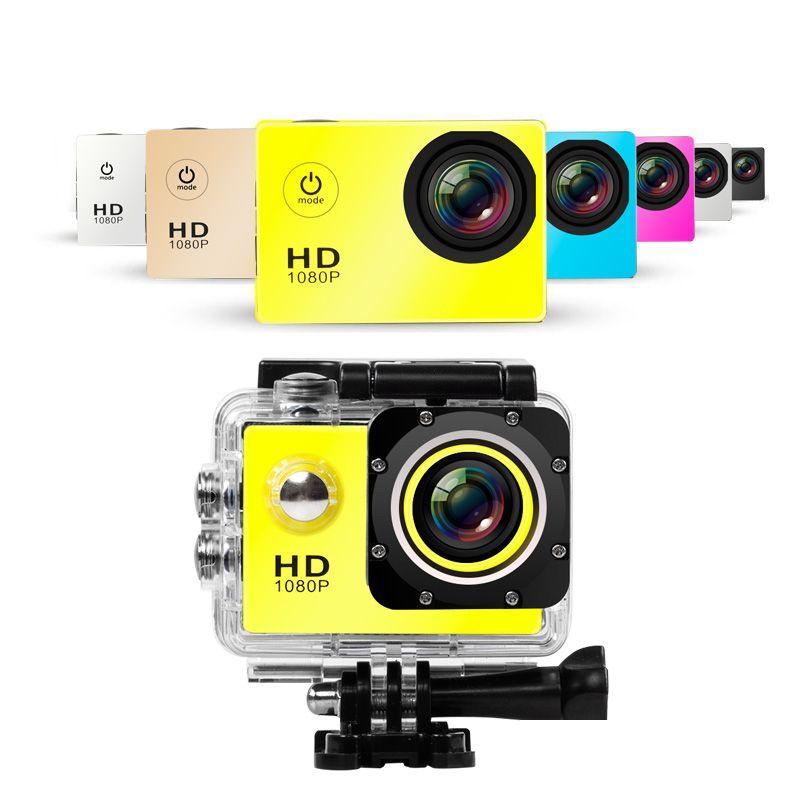 Sports Action Video Cameras Best Selg Brand New Fl Hd 1080P Sj4000 A9 Diving Camera 12Mp 30M Waterproof Dv Car Dvr Drop Delivery Ph Ot7Co